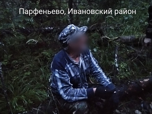 Ивановские поисковики и пес Талисман вывели из леса двух потеряшек